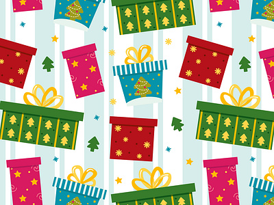 Christmas pattern decor design graphic design illustration