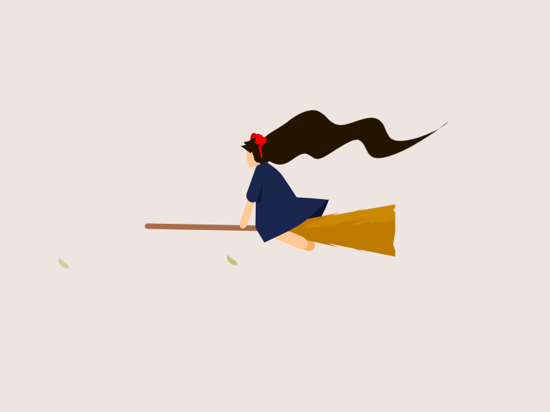 Day 20-22 Kiki's Delivery Service 100daysofmotion ae ps sketch