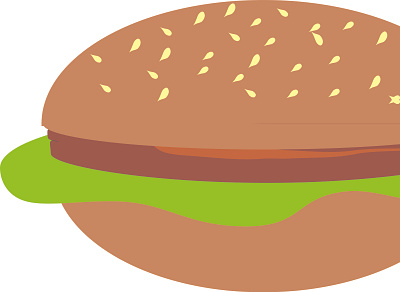 Burger graphic design illustration typography ui vector