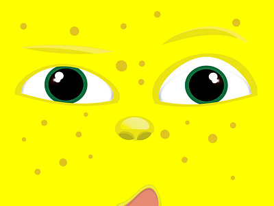 Funny yellow muzzle