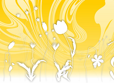 Spring background. 3d animation branding graphic design illustration logo spring background. ui vector