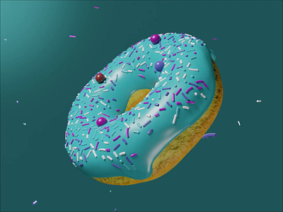 First encounter with blender animation blender design donut