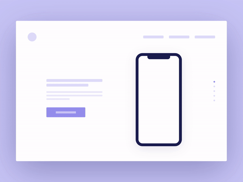 Daily UI #003 – Landing Page interactive challenge framer animation gif wireframe daily ui dailyui app 003