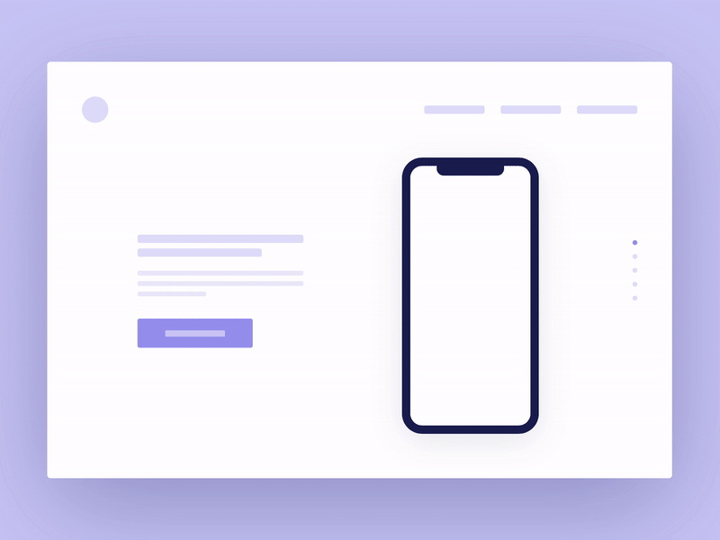 Daily UI #003 – Landing Page 003 animation app challenge daily ui dailyui framer gif interactive wireframe