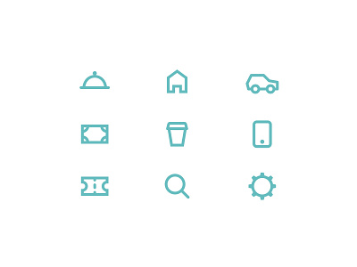 Icons for Personal Budget App