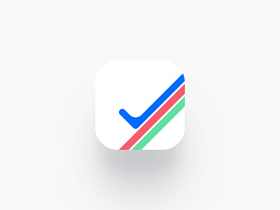 App Icon — Tasker app blue green icon ios logo mobile product red task todo