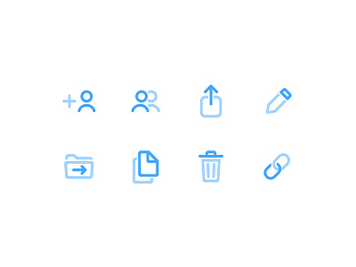 Third Icons set — Shary app