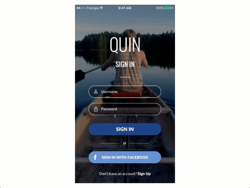 QUIN – Mobile App Photo Social