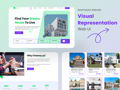 Visual Design Web UI (Real Estate)