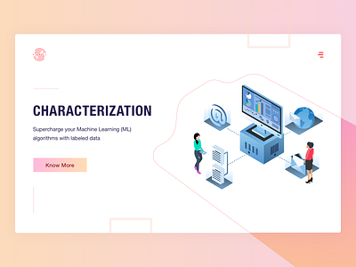 Isometric - AI application. creative artificial intelligence blue theame drawing identity illustration isometric art isometric design isometric icons logo procreate sketching typography ui vector