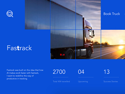 Book Your Truck activity stream activity time line activity tracker application. creative blue blue theame book your truck branding flat designs illustration logo procreate search sketching status time line trendy designs truck truck tracking vector