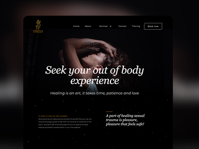 Erosflo Tantric Massage Webflow website