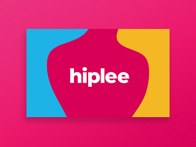 Hiplee Business Card blobs business card colourful illustration