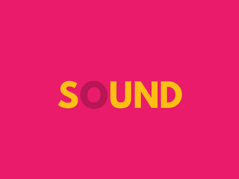 Sound Animation aftereffects animation brand gif icon logo motion transition ui ux