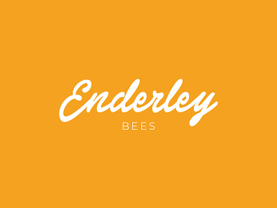 Enderley Bees Logo branding design identity logo typography