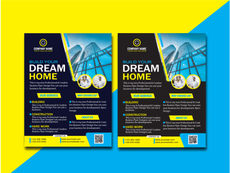 Dream Home Flyer branding brushier design building flyer business flayer company flyer design flyer design graphic design instruction flayer