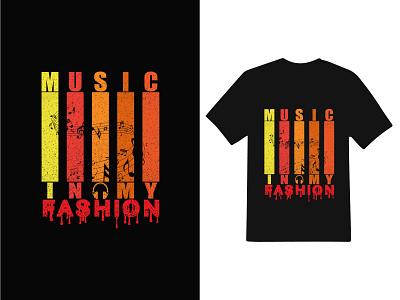 Music T-shirt Design branding design graphic design shirt t shirt t shirt design