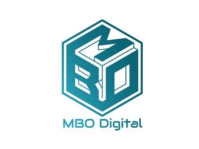Brand Logo for the society MBO Digital branding design icon illustration logo typography