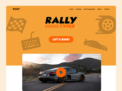 Rally Typer homepage