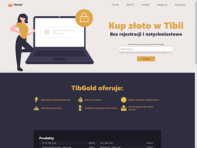 TibGold branding design logo ui