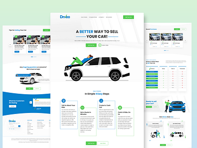 car sell landing page