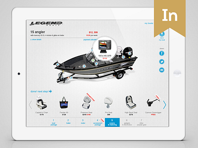 Legend boats builder application bachoodesign boat boat builder constructor app e commerce e commerce website featured legend boat responsive website