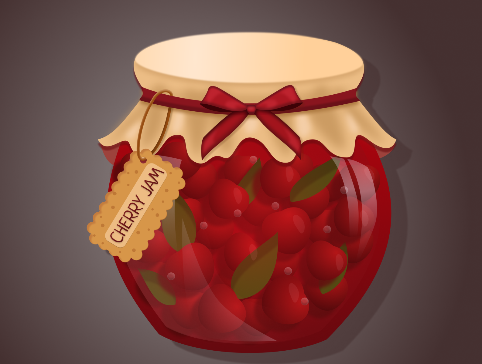 Cherry jam by Татьяна Шаблий on Dribbble