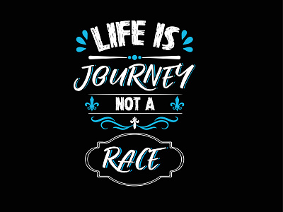 Life is Journey Typography T Shirt Design christmas design design graffiti design halloween design logo retro vintage t shirt design t shirt typography design ui