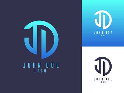 JD Alphabet Colorful Corporate Logo Vector art artwork branding corporate design graphic design illustration jd logo simple vector