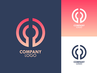 Geometrical Symbol Corporate Logo Vector Template elegance
