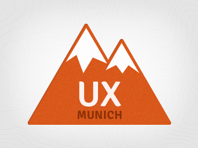 UX Munich Logo alps logo mountains munich ux