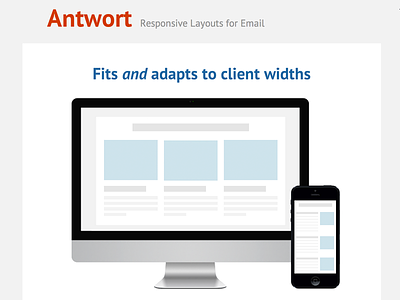 Antwort email responsive template