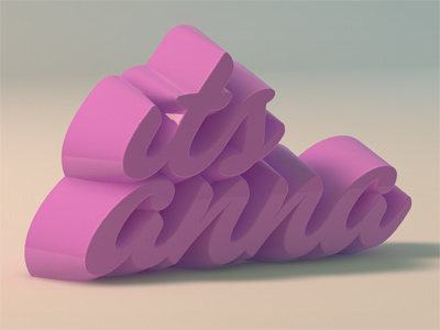 its anna 3d c4d candy depth render type