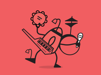 One-Man Band airbnb animade animation funny