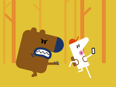Save The Voice—Wild Bear animade animation bears bunnies design funny illustration poo