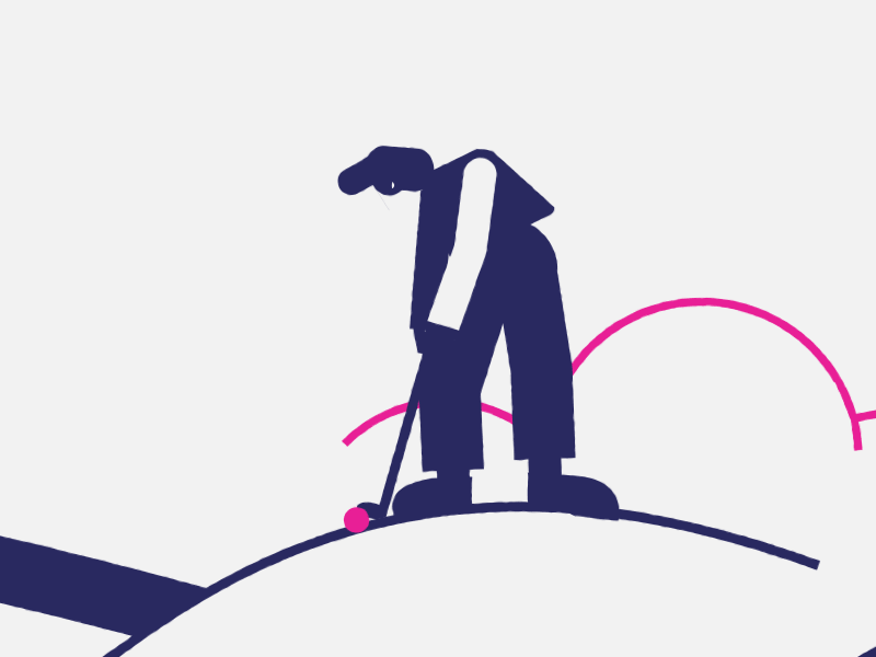 Teaser—Mini Golf animade animation ball clip crazy golf flag mini golf preview put smiley teaser