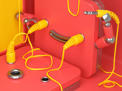 Cables 3d animade animation character design experiments illustration ricard badia tuesday