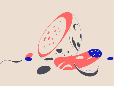 #IllustrationFriday alex lund animade animation beanpod cucumber drawing fruit and veg illustration melon sketch
