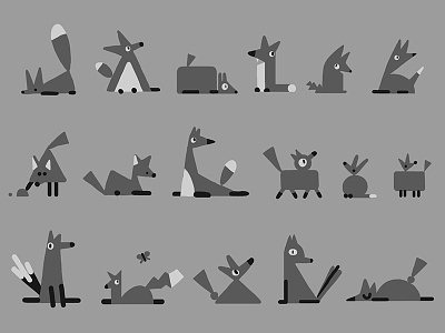 #IllustrationFriday animade animation character design drawing fox foxes illustration illustration friday woodland