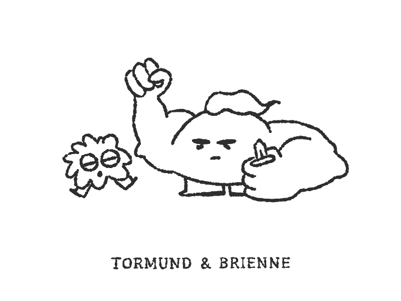 Gome Of Thranes—Tormund & Brienne animade characteranimation forthethrone gameofthrones gomeofthranes got illos illustration winterishere