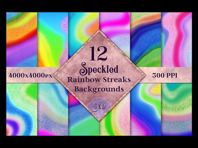 Speckled Rainbow Streaks Backgrounds background images backgrounds digital papers rainbow background rainbow backgrounds rainbow digital paper