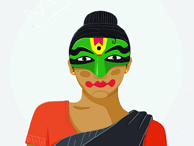 Kathakali Mask- Stories behind the Masks animation art character design direction illustration kerala