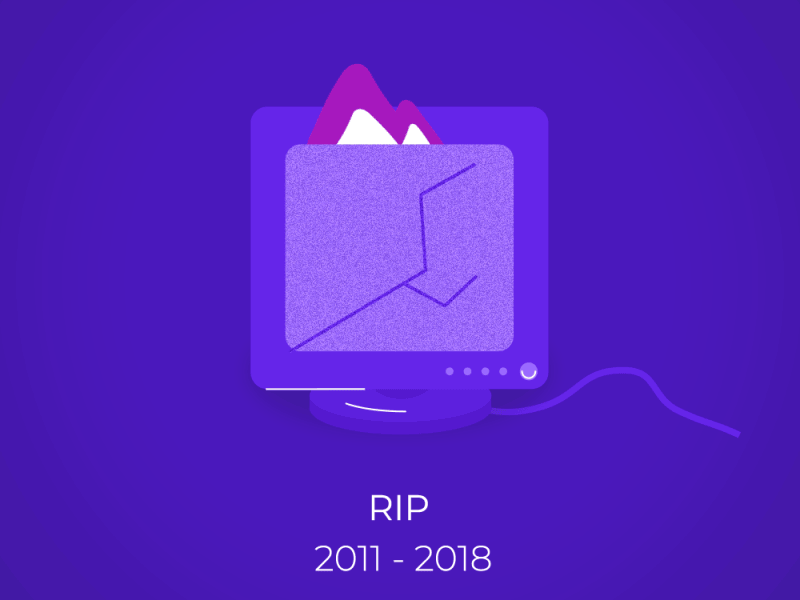 RIP, My Monitor animation motiongraphics