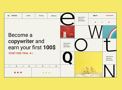 ONLINE COURSE FOR COPYWRITERS design typography ui ux