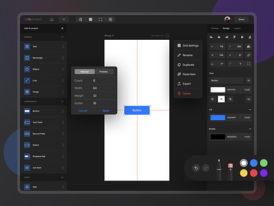 Wireframe Tool for iPad
