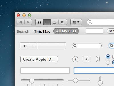 Free Mountain Lion UI Kit for Sketch