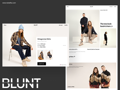 Blunt- Fashion E-Commerce Store