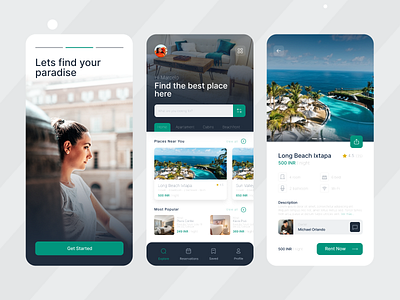 Travel Booking App design graphic design ui ux