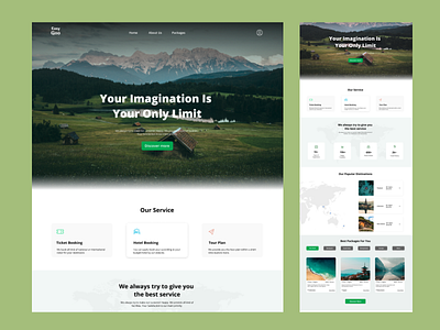 East Goo: Travel Website animation branding design graphic design illustration ui ux vector