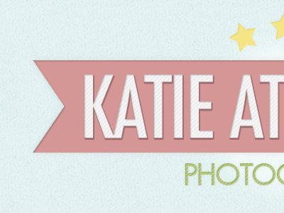 Kate Atherton Logo logo retro